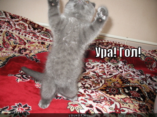 ура! гол!