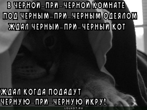 в черной комнате