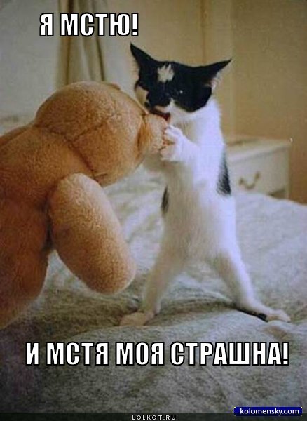 я мстю!