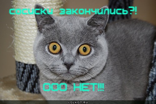 сосиски закончились